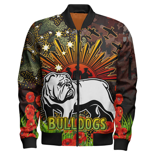 bulldogs-rugby-bomber-jacket-anzac-bulldog-with-remembrance-poppy-and-indigenous-patterns-bomber-jacket