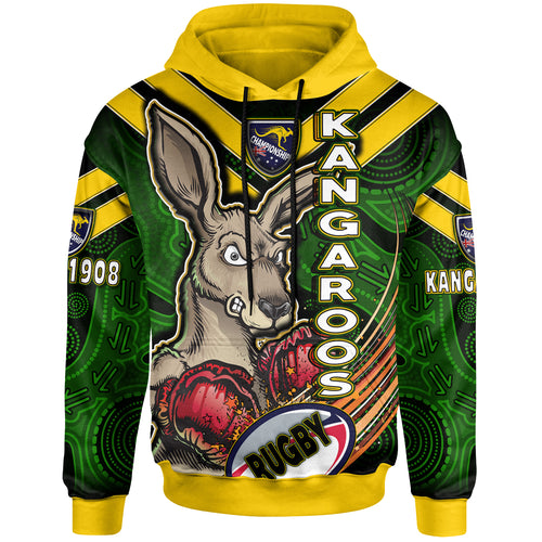 kangaroos-rugby-hoodie-custom-kangaroo-rugby-league-sport-style-aboriginal-culture-personalised-player-and-number-hoodie
