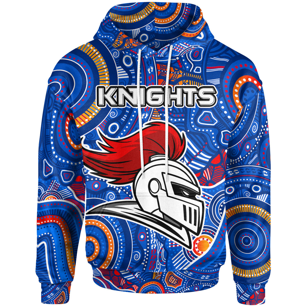 knights-rugby-hoodie-custom-indigenous-knights-footprint-blue