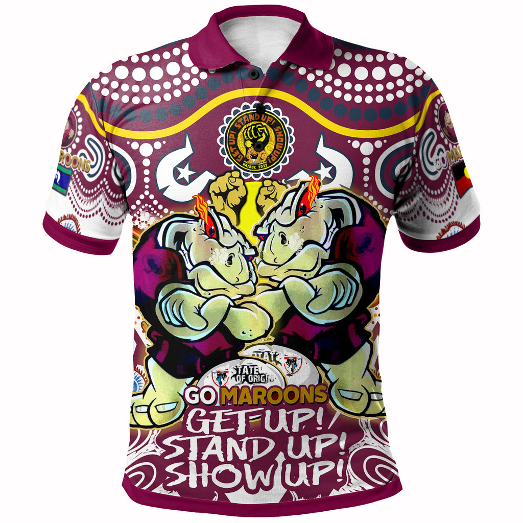 queensland-rugby-league-team-naidoc-week-polo-shirt-custom-qld-cane-toads-maroons-state-of-origin-get-up-stand-up-show-up-polo-shirt