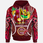 queensland-rugby-league-team-hoodie-custom-qld-maroons-cane-toads-with-aboriginal-art-personalised-player-and-number-hoodie