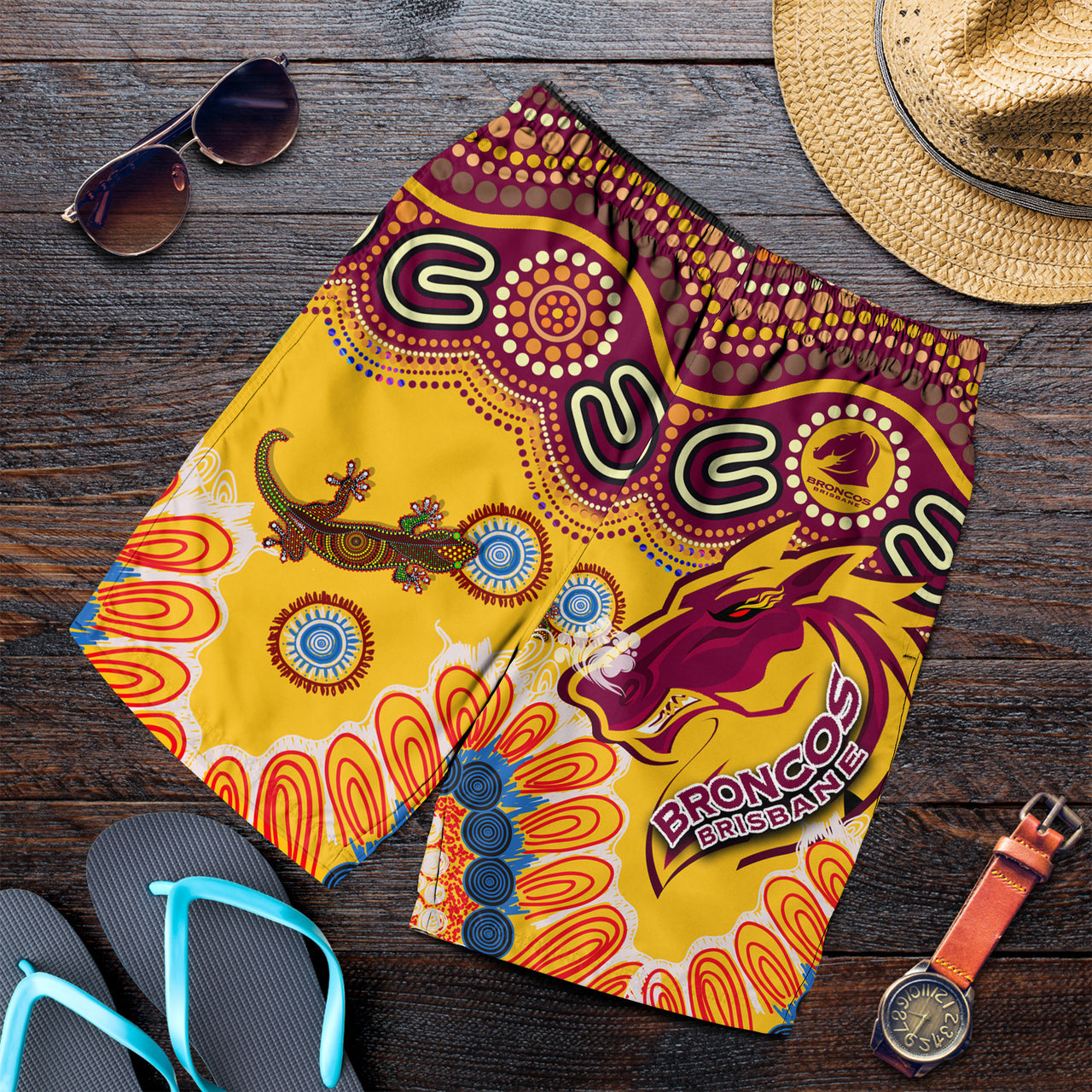 broncos-2022-rugby-custom-men-short-indigenous-super-broncos-with-aussie-gecko