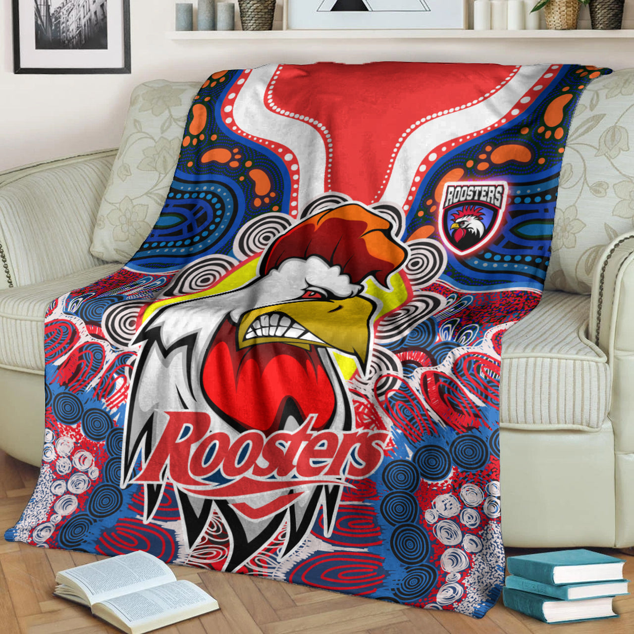roosters-indigenous-rugby-custom-blanket-protection-under-the-sun