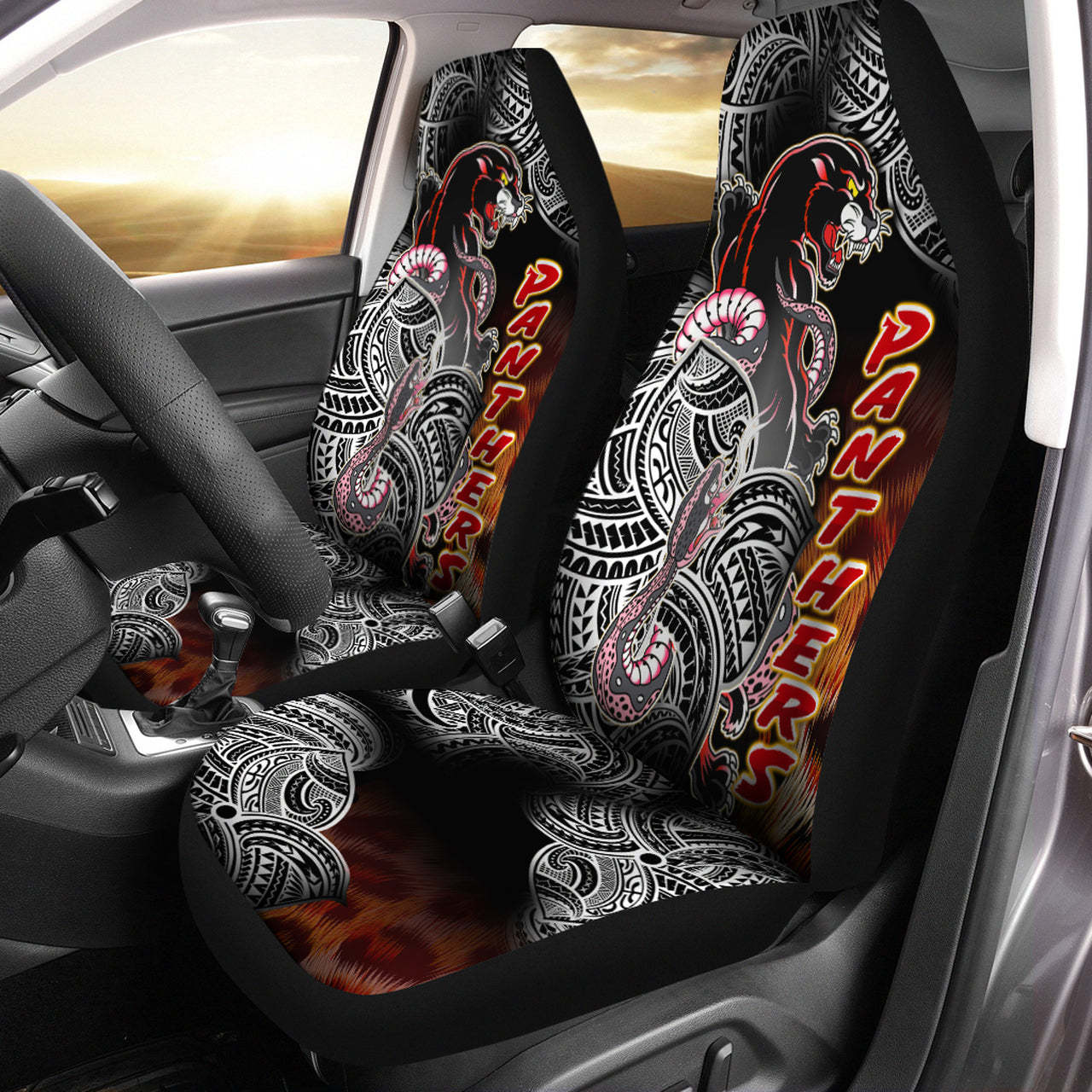 panthers-rugby-polynesian-car-seat-cover-custom-wild-black-penrith-panthers