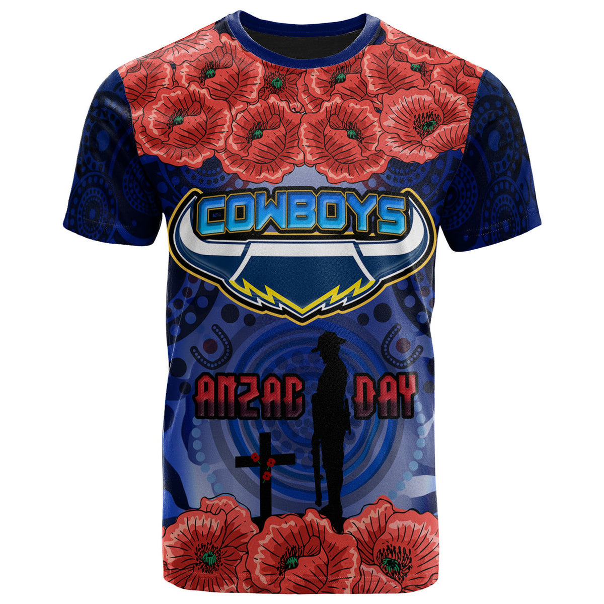 cowboys-rugby-t-shirt-aboriginal-north-queensland-cowboys-anzac-day-with-poppy-flower-t-shirt