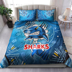sharks-aboriginal-custom-rugby-bedding-set-the-indigenous-sharks-scratch-style