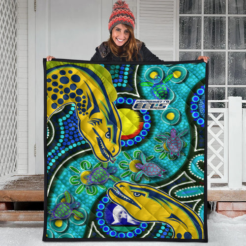 eels-rugby-quilt-custom-indigenous-eels-with-aboriginal-and-torres-strait-islander-flag