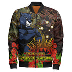 panthers-rugby-bomber-jacket-custom-anzac-panthers-with-remembrance-poppy-and-indigenous-patterns-bomber-jacket