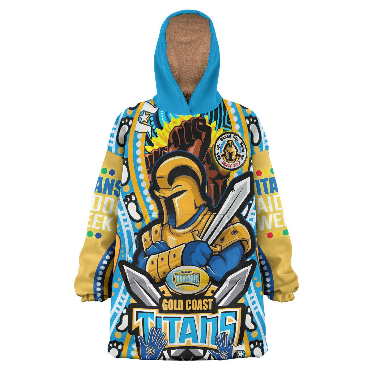 titans-rugby-naidoc-week-aboriginal-snug-hoodie-gold-coast-titans-rugby-ball-get-up-stand-up-show-up-oodie-blanket