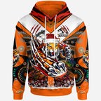 tigers-rugby-christmas-hoodie-custom-merry-tigers-christmas-indigenous-hoodie
