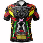 panthers-rugby-anzac-day-watercolour-polo-shirt-custom-remembrance-chocolate-soldiers-with-poppy-flower