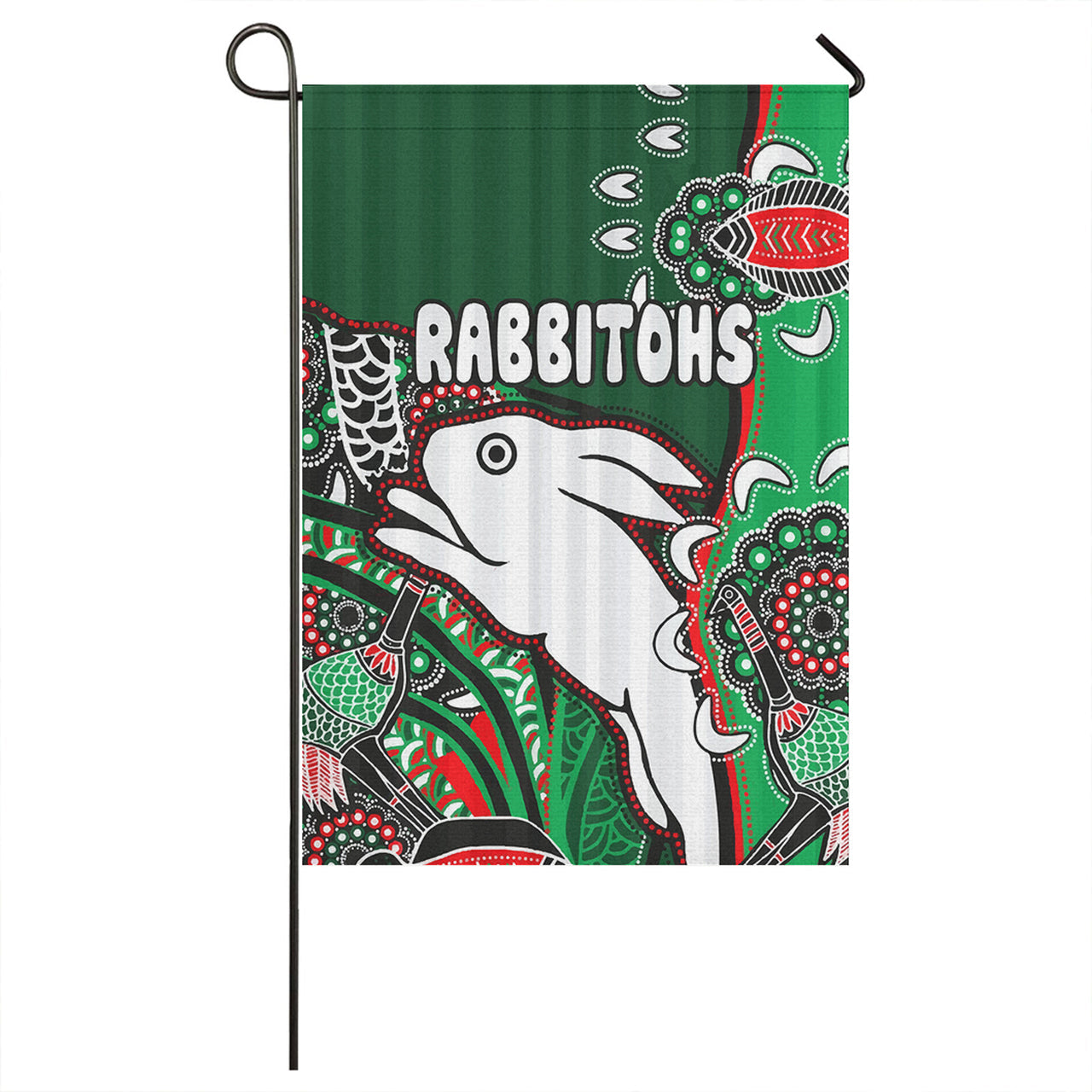 south-sydney-rabbitohs-rugby-flag-indigenous-dreaming-rabbitohs