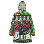 raider-rugby-christmas-snug-hoodie-custom-xmas-raider-christmas-balls-snowflake-with-aboriginal-patterns-wearable-blanket-hoodie