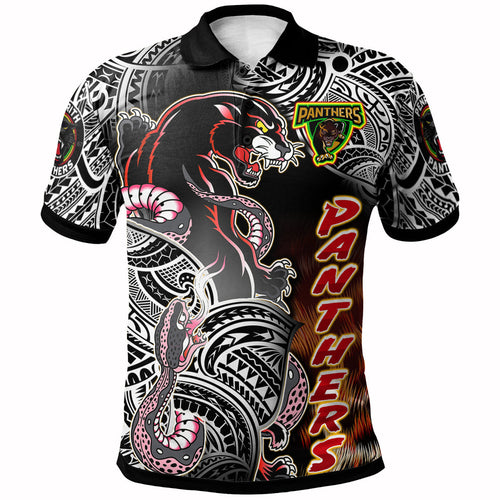 panthers-rugby-polynesian-polo-shirt-custom-wild-black-penrith-panthers