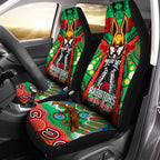 rabbitohs-rugby-aboriginal-anzac-day-custom-watercolour-car-seat-cover-remembrance-indigenous-rabbitohs-with-poppy-flower