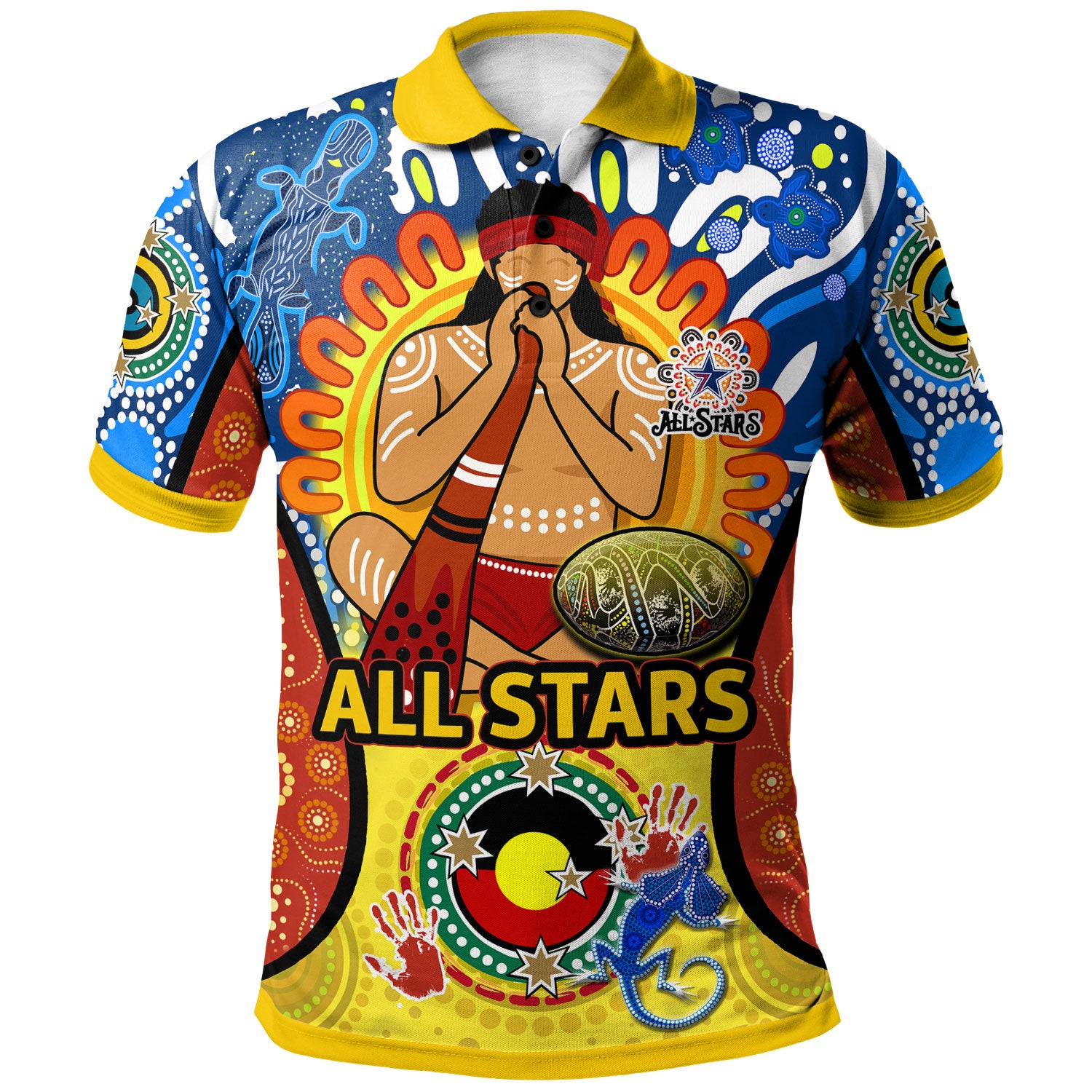 indigenous-all-stars-rugby-league-polo-shirt-custom-indigenous-dreamtime-team-with-didgeridoo-and-aboriginal-flag-polo-shirt