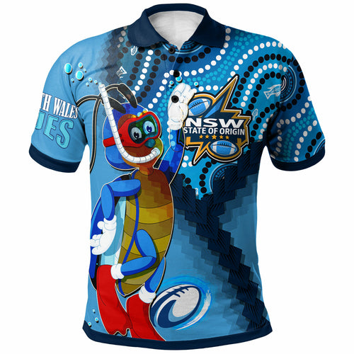 new-south-wales-rugby-league-team-polo-shirt-custom-new-south-wales-blues-dreaming-cockroaches-state-of-origin-aboriginal-polo-shirt