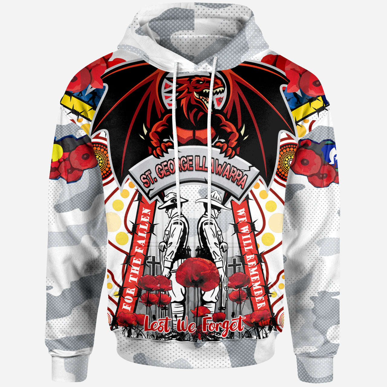 st-george-rugby-anzac-day-watercolour-custom-hoodie-remembrance-dragons-with-poppy-flower
