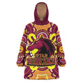 brisbane-broncos-rugby-indigenous-custom-snug-hoodie-wild-horses-broncos-with-aboriginal-sun-and-footprint-oodie-blanket