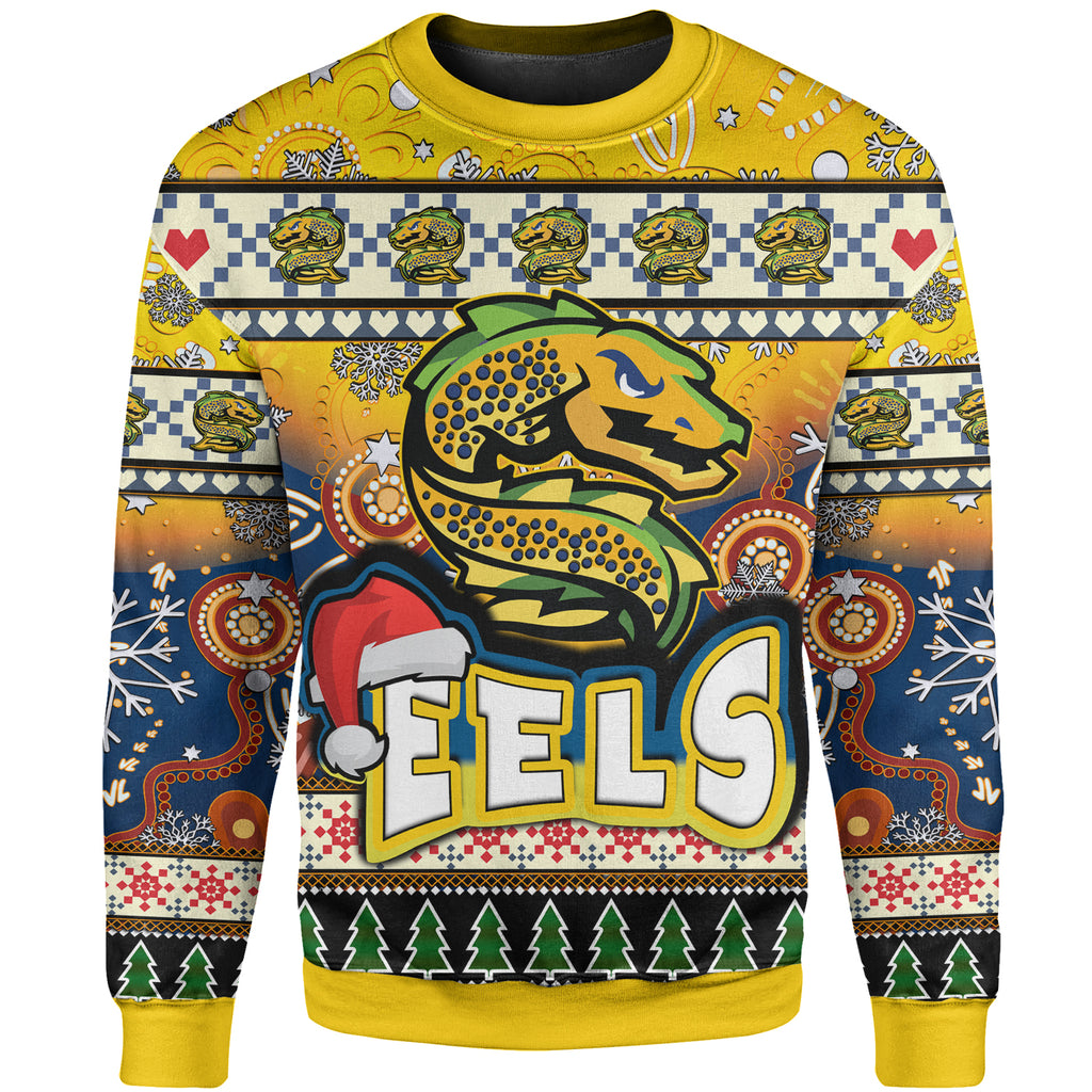 eels-rugby-christmas-sweatshirt-custom-xmas-eels-christmas-balls-snowflake-with-aboriginal-patterns-sweatshirt