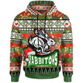rabbitohs-rugby-christmas-hoodie-custom-xmas-rabbitohs-christmas-balls-snowflake-with-aboriginal-patterns-hoodie