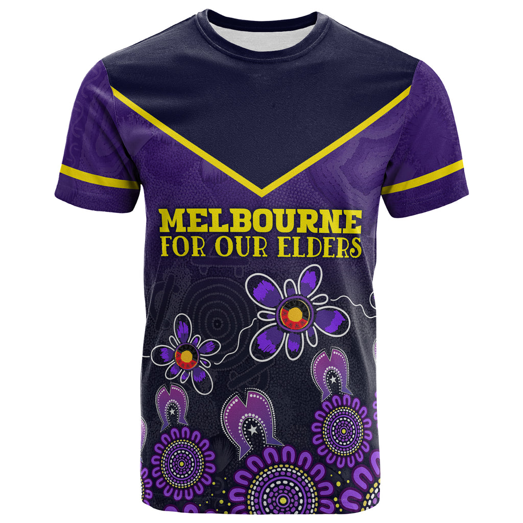australia-melbourne-naidoc-week-2023-t-shirt-custom-for-our-elders-purple-t-shirt