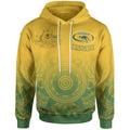 Wallabies Rugby Hoodie - Kangaroo and Coat Of Arms Hoodie RLT13