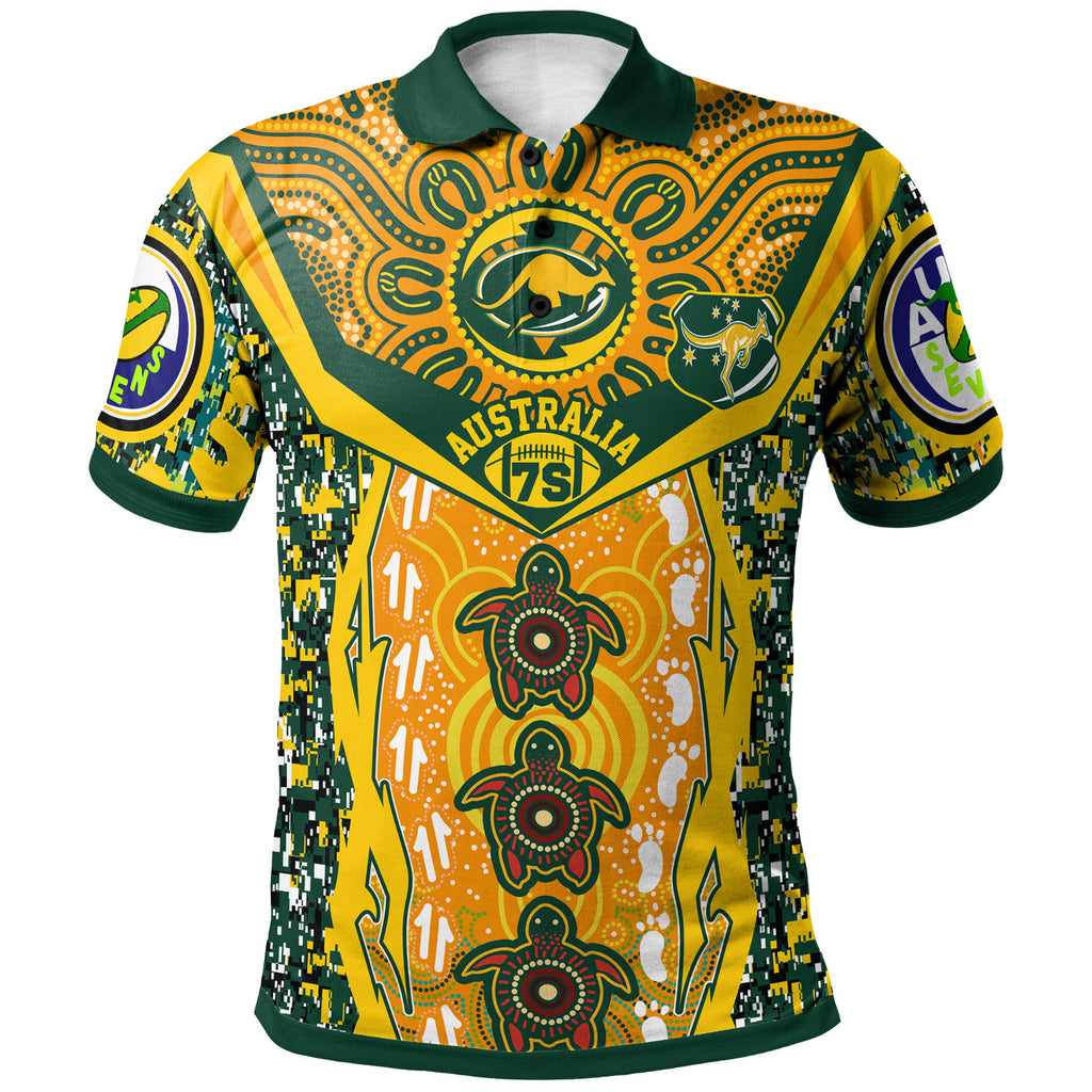australian-rugby-sevens-mens-squad-unisex-polo-shirt-custom-aussie-7s-arcade-patterns-with-aboriginal-turtles-polo-shirt