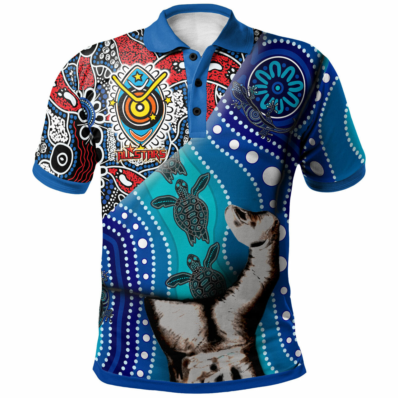 all-stars-rugby-aboriginal-custom-patronage-turtle-dreamtime-polo-shirt-indigenous-all-stars-bloods-in-my-veins