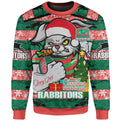 rabbitohs-christmas-rugby-sweatshirt-merry-christmas-super-rabbitohs-with-rugby-ball-and-aboriginal-patterns-custom-sweatshirt