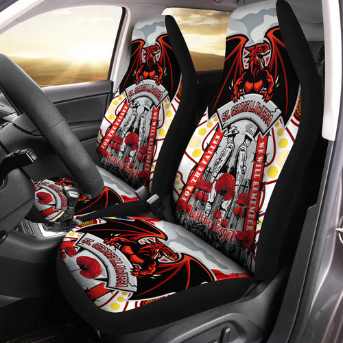 st-george-rugby-anzac-day-watercolour-custom-car-seat-cover-remembrance-dragons-with-poppy-flower