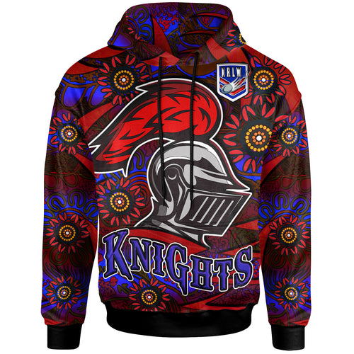 nrlw-knights-rugby-hoodie-custom-knights-womens-rugby-league-aboriginal-style-player-and-number-woman-hoodie