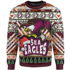 sea-eagle-rugby-christmas-sweatshirt-custom-xmas-sea-eagle-christmas-balls-snowflake-with-aboriginal-patterns-sweatshirt