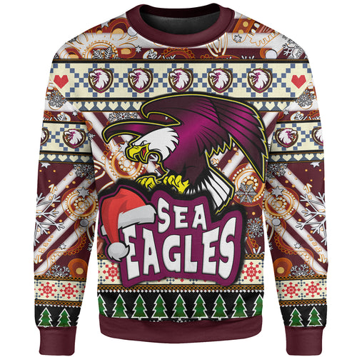 sea-eagle-rugby-christmas-sweatshirt-custom-xmas-sea-eagle-christmas-balls-snowflake-with-aboriginal-patterns-sweatshirt