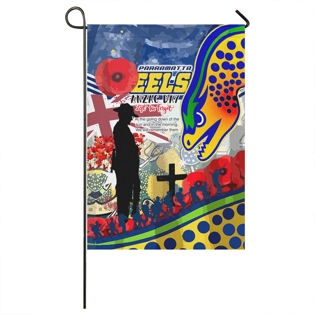 eels-rugby-australia-anzac-day-lest-we-forget-flag-remembrance-eels-with-anzac-poppy-watercolour-style