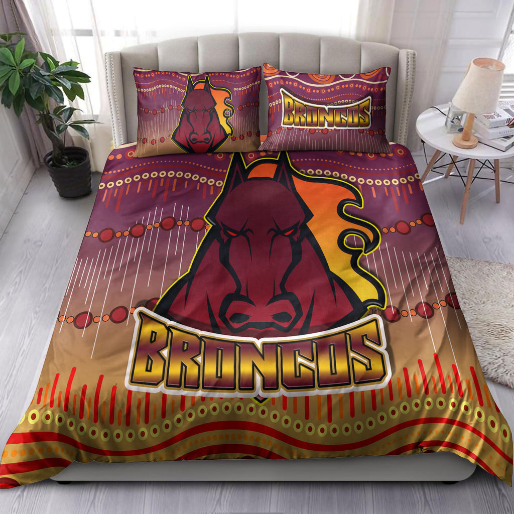 broncos-rugby-bedding-set-horse-aboriginal-patterns-bedding-set