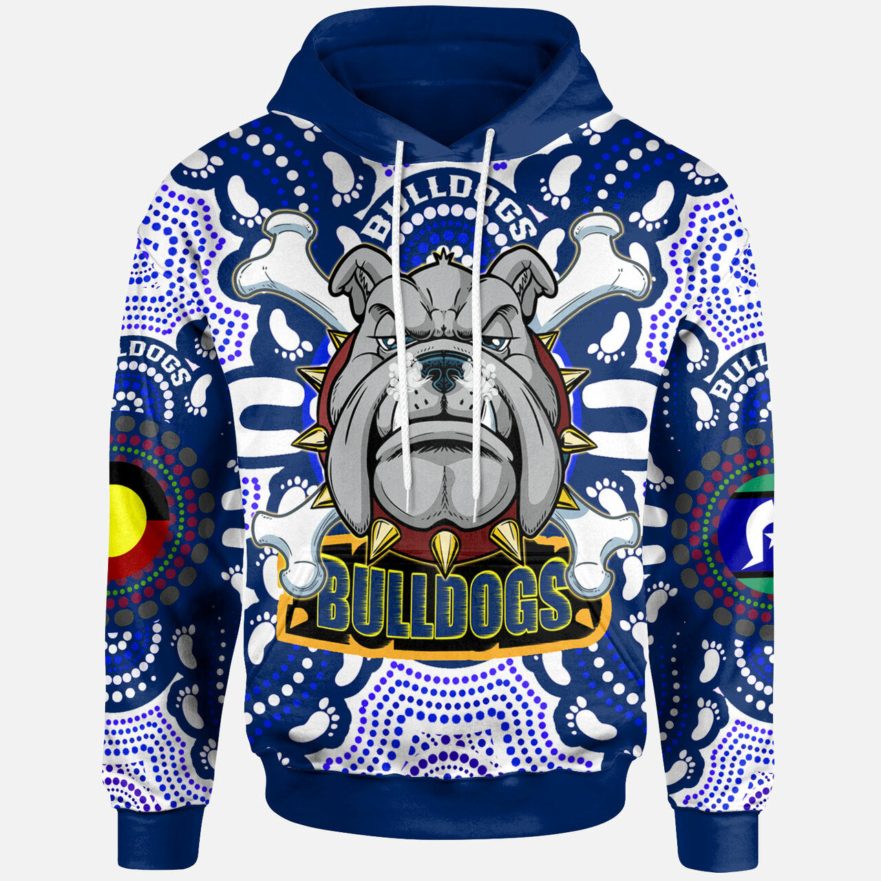 bulldogs-rugby-indigenous-custom-hoodie-canterbury-bankstown-super-berries-aboriginal-footprint