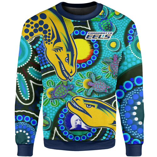 eels-rugby-sweatshirt-custom-indigenous-eels-with-aboriginal-and-torres-strait-islander-flag-sweatshirt