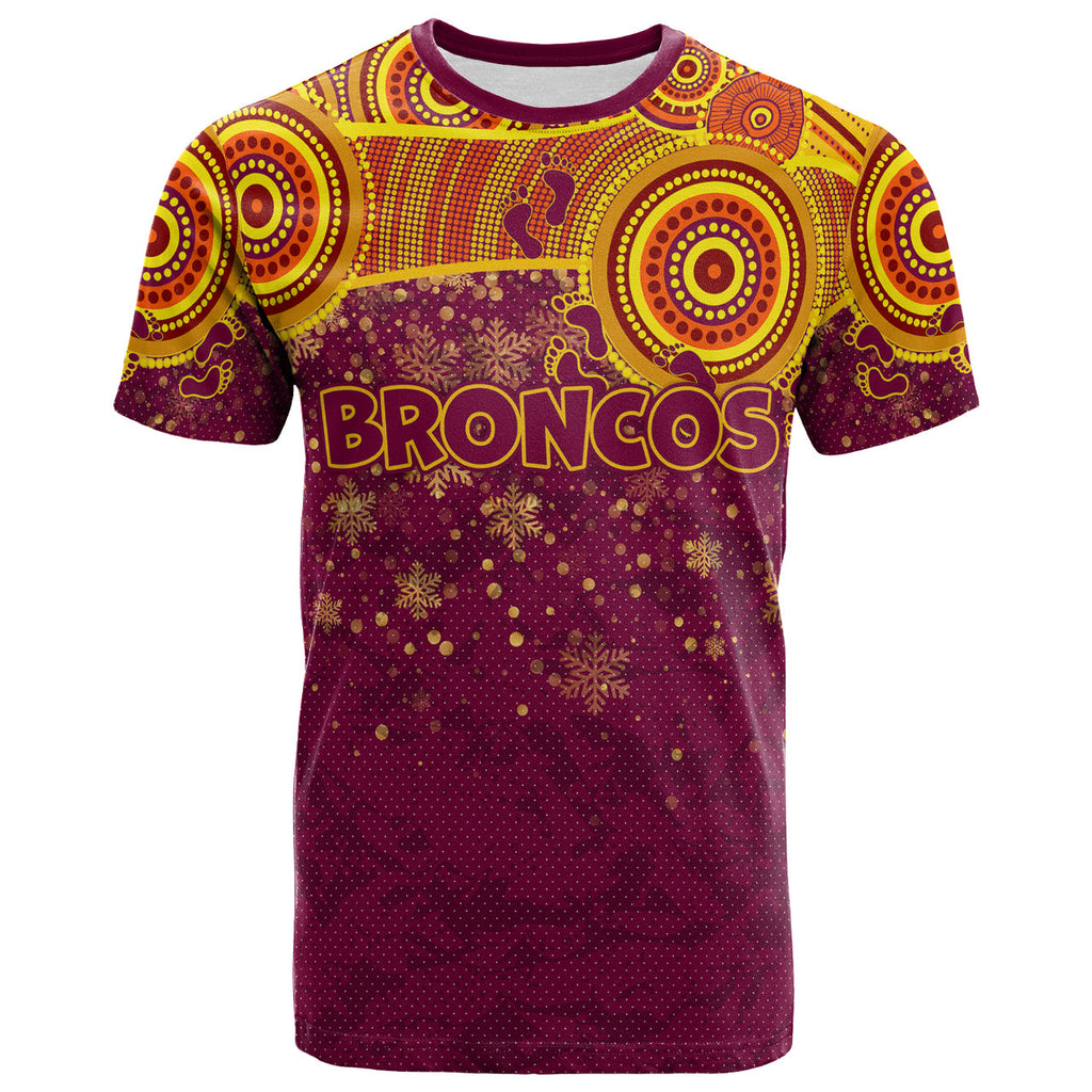 broncos-christmas-rugby-t-shirt-custom-indigenous-broncos-footprints-t-shirt