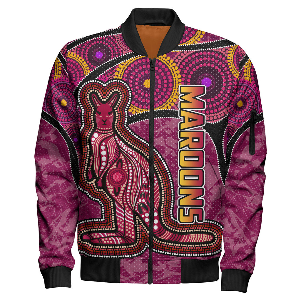 maroons-rugby-bomber-jacket-custom-maroons-kangaroo-bomber-jacket