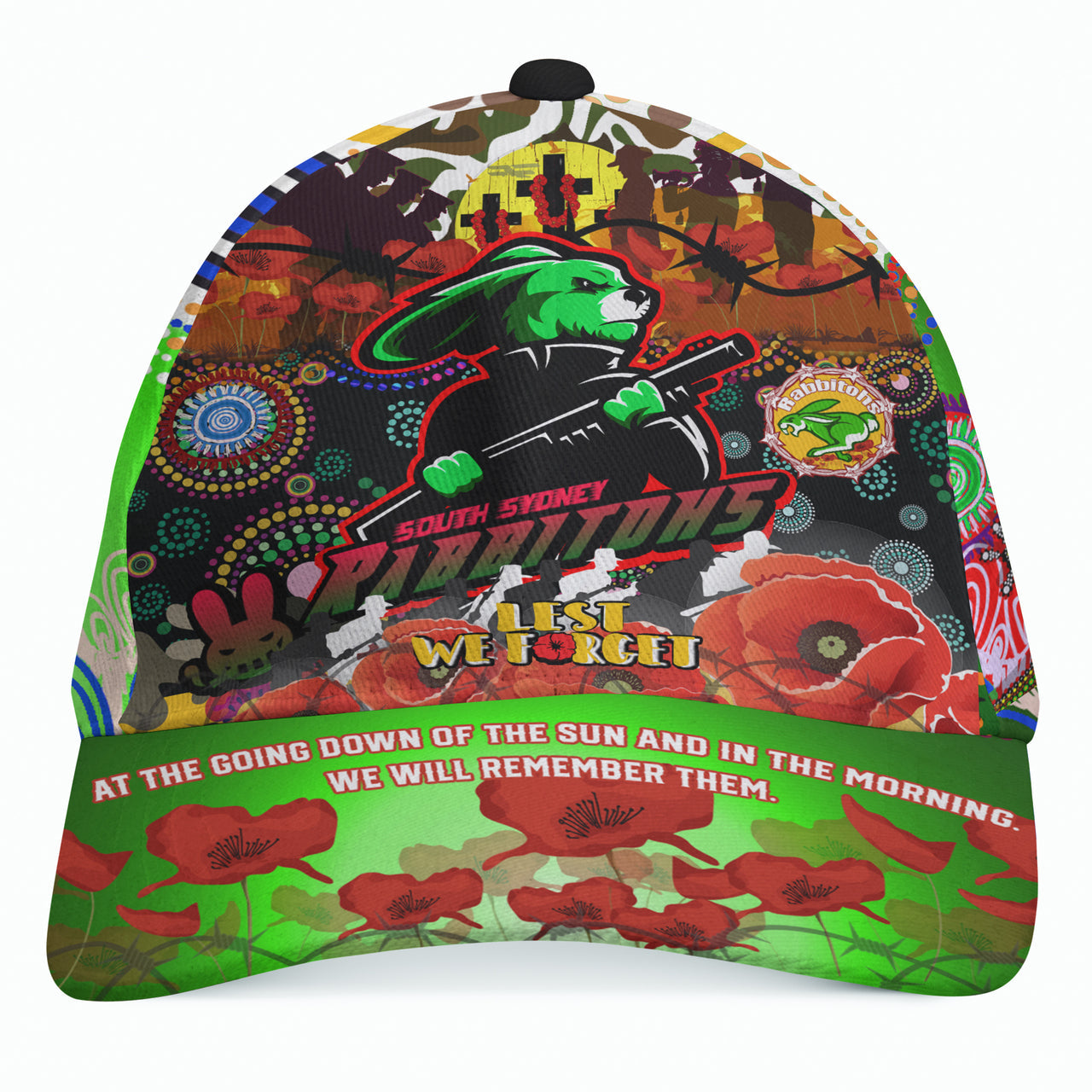 rabbitohs-rugby-custom-camouflage-anzac-poppy-cap-souths-anzac-lest-we-forget-spirit