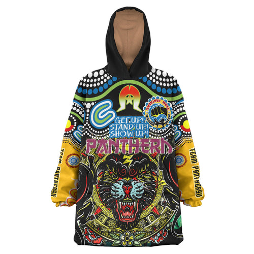 panthers-rugby-naidoc-week-snug-hoodie-indigenous-penrith-panthers-naidoc-week-celebrations-vintage-style-oodie-blanket