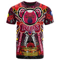 reds-rugby-anzac-aboriginal-custom-watercolour-t-shirt-remembrance-queensland-reds-with-koala-and-poppy-flower