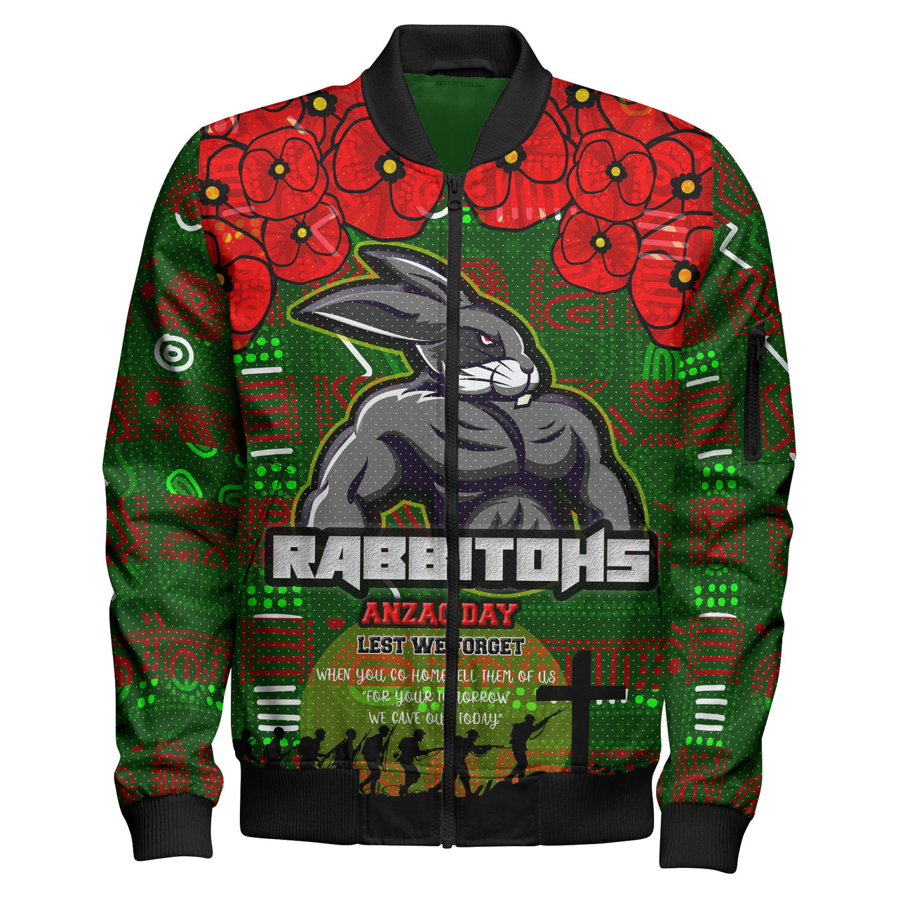 https-aussievibes-co-rabbitohs-rugby-bomber-jacket-aboriginal-south-sydney-rabbitohs-anzac-let-we-forget-with-poppy-flower-bomber-jacket