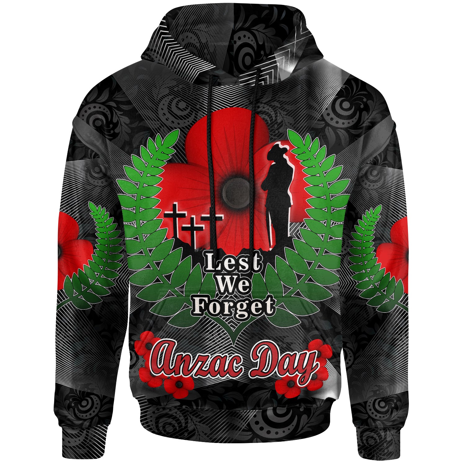 new-zealand-anzac-day-hoodie-anzac-day-lest-we-forget-low-poly-motley-pattern-hoodie