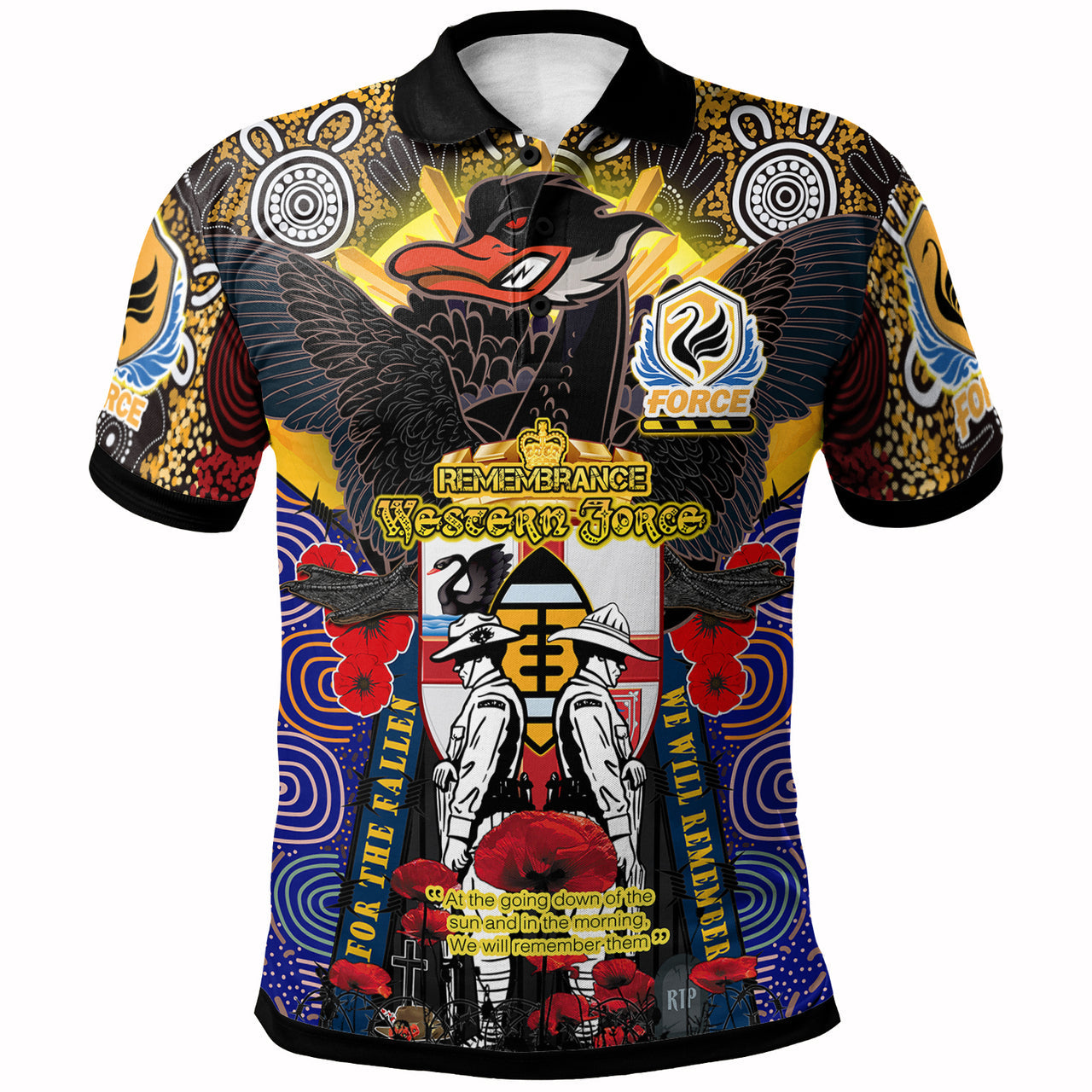 https-aussievibes-co-force-rugby-custom-polo-shirt-remembrance-western-force-with-black-swan-aboriginal-patterns-and-poppy-flower