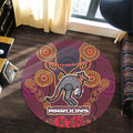 maroons-rugby-round-rug-aboriginal-anzac-day-kangaru-with-poppy-flower-patterns-round-rug