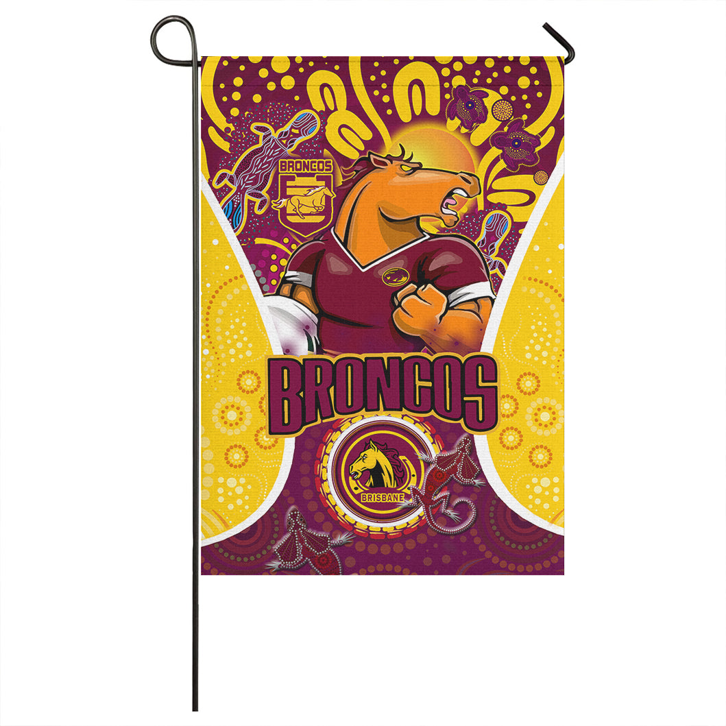 brisbane-broncos-rugby-flag-custom-broncos-mascot-with-aboriginal-art-flag