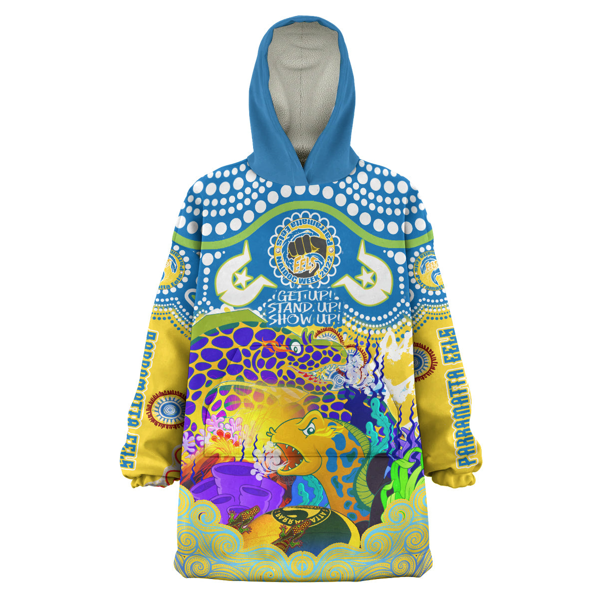 eels-rugby-naidoc-snug-hoodie-custom-indigenous-parramatta-eels-getting-up-standing-up-and-showing-up-oodie-blanket