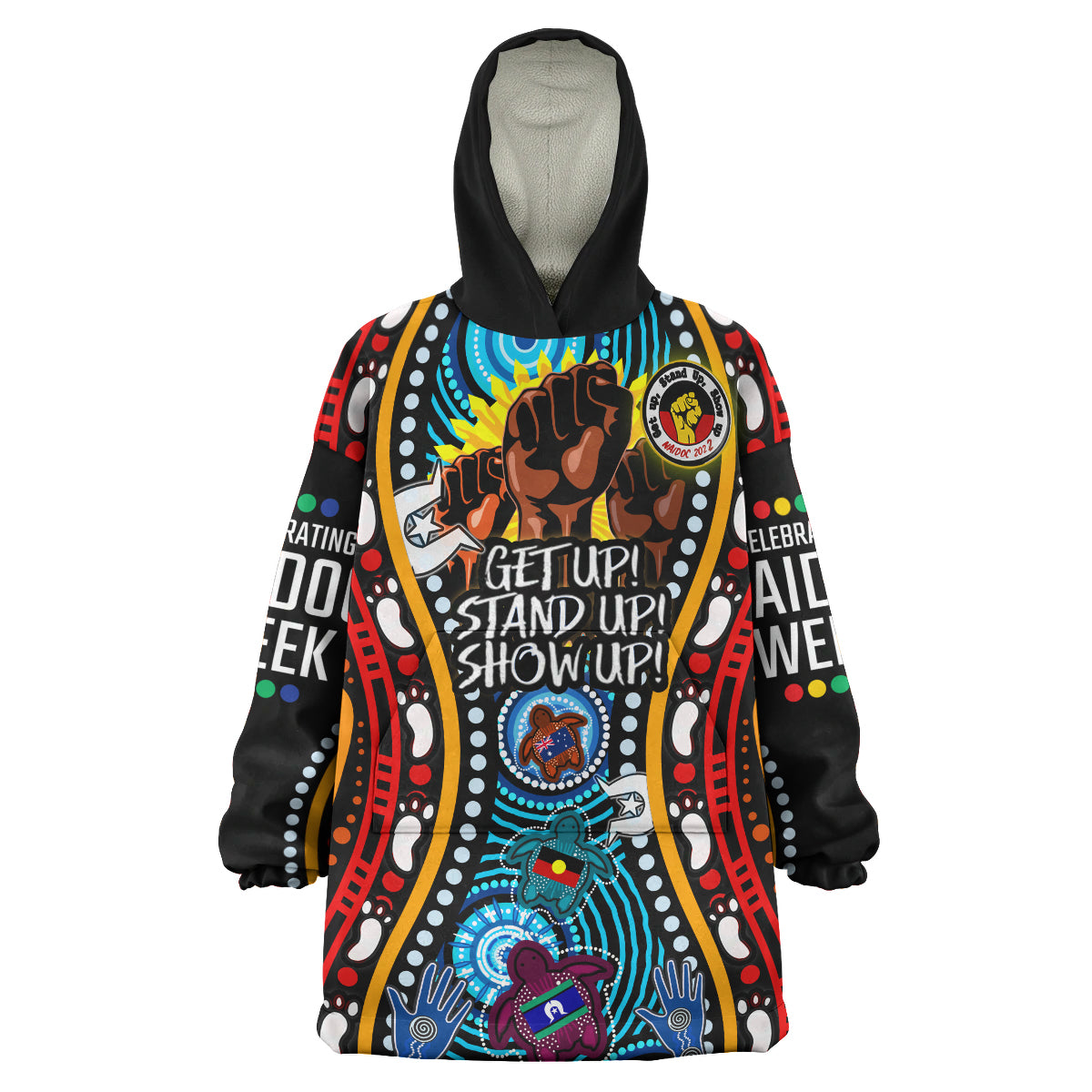 australia-naidoc-week-2023-wearable-blanket-hoodie-aboriginal-inspired-and-torres-strait-islander-get-up-stand-up-show-up-wearable-blanket-hoodie